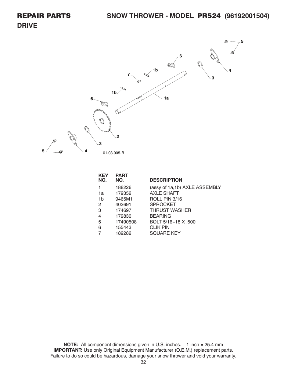 Poulan 421892 User Manual | Page 32 / 36