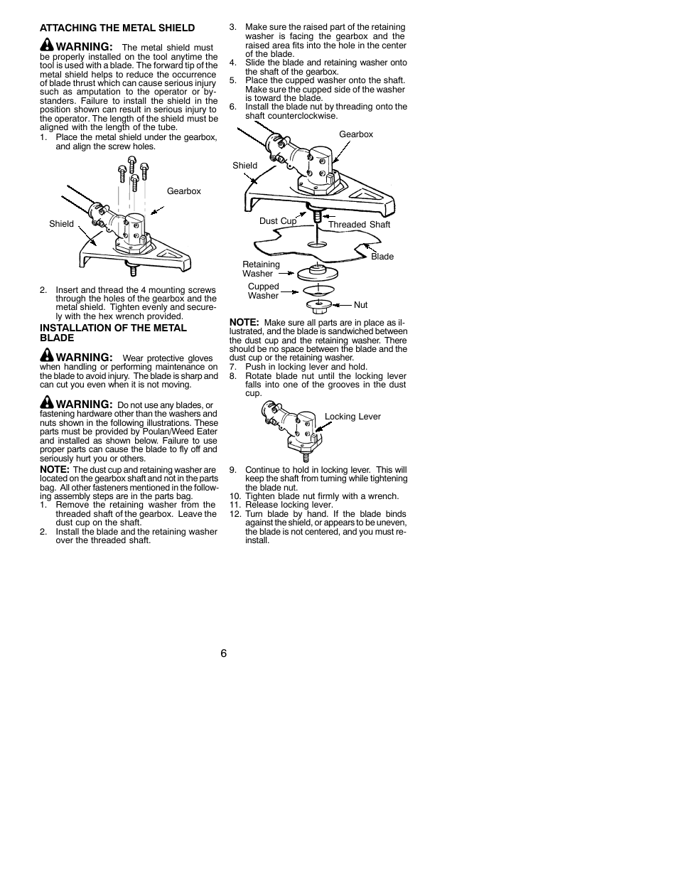 Poulan 331 User Manual | Page 6 / 15