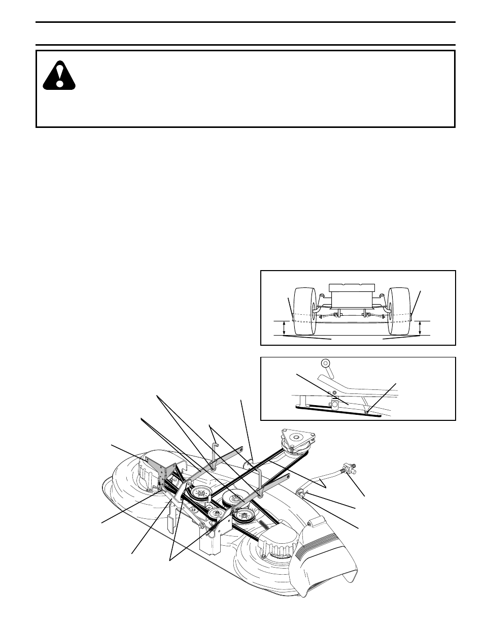 Service and adjustments, Tractor | Poulan 178249 User Manual | Page 21 / 48