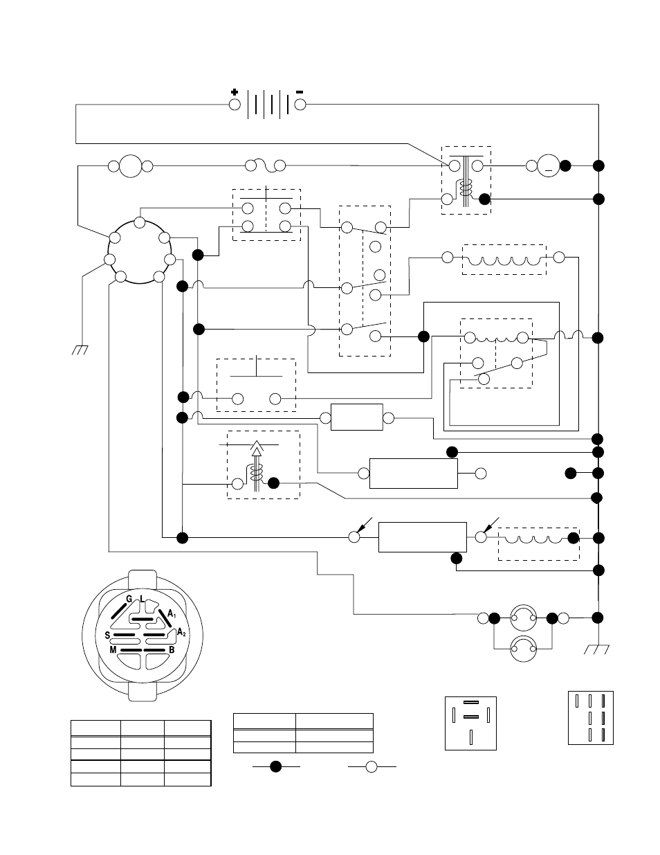 Tractor - model number dpr22h46stb, Schematic | Poulan 178249 User Manual | Page 31 / 48