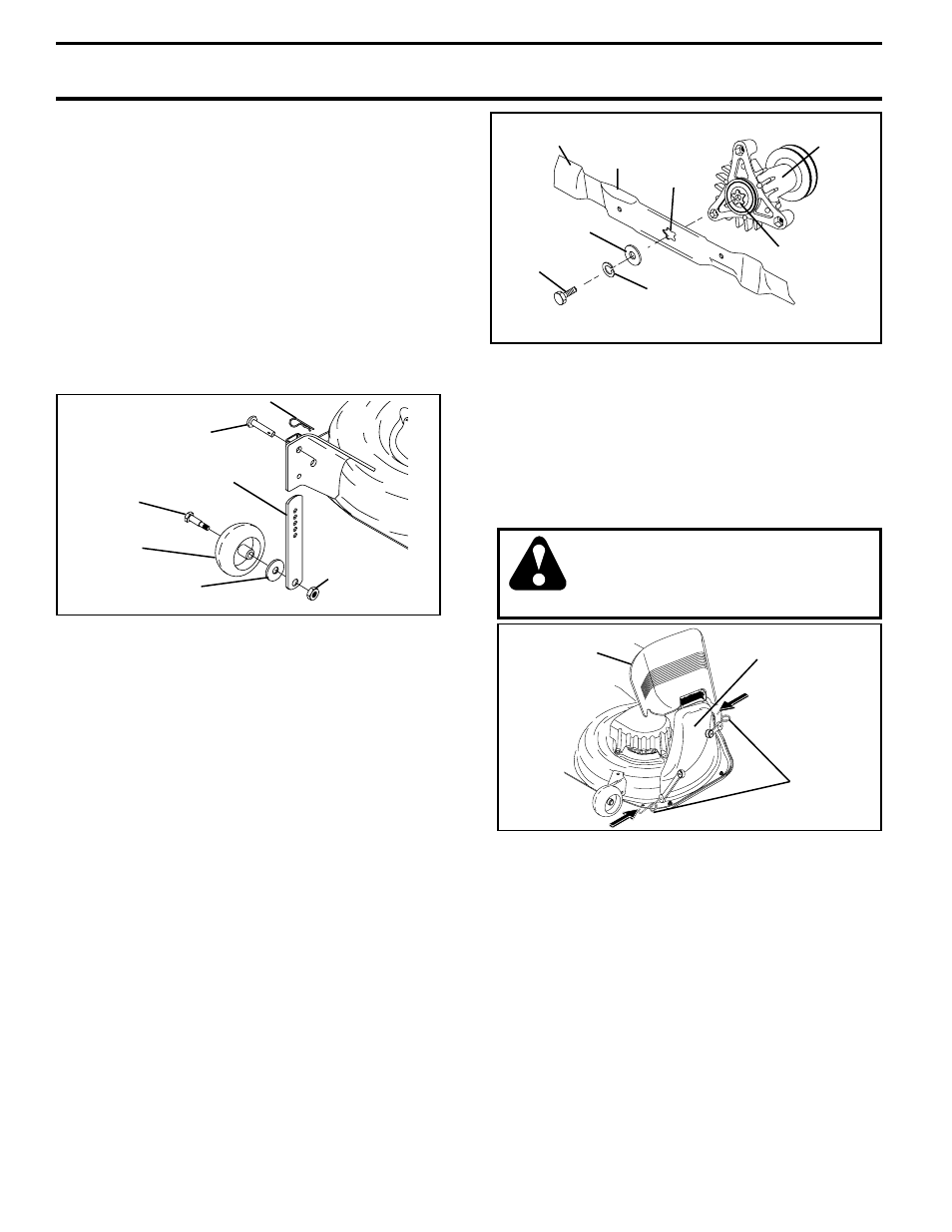 Assembly, 8assemble gauge wheels to mower deck (see fig. 5) | Poulan 178249 User Manual | Page 8 / 48