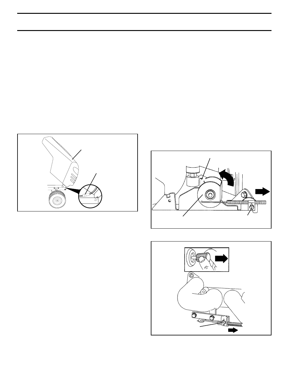 Service and adjustments, Engine | Poulan 177552 User Manual | Page 24 / 48