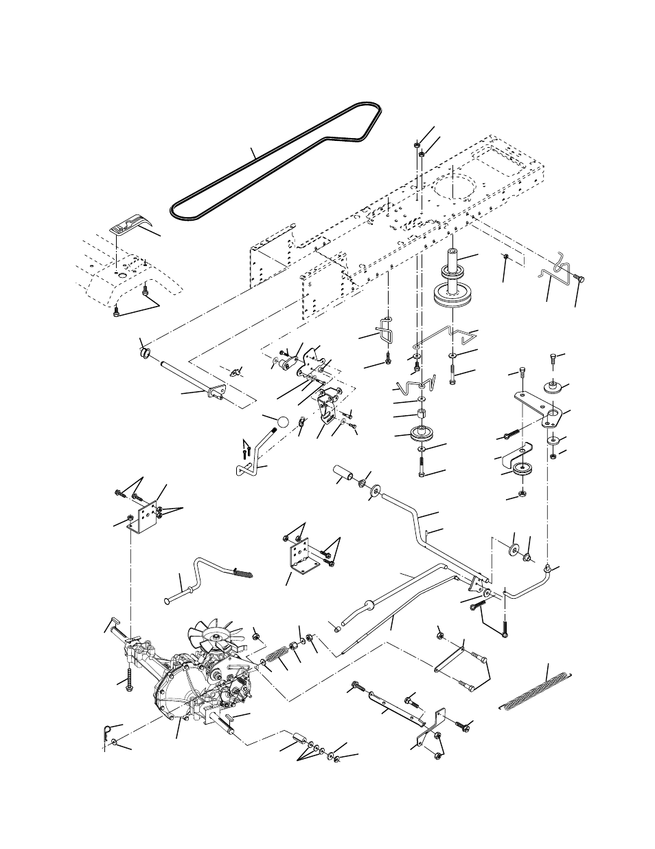 Repair parts, Tractor - - model number pr20h42stb, Drive | Poulan 177552 User Manual | Page 34 / 48