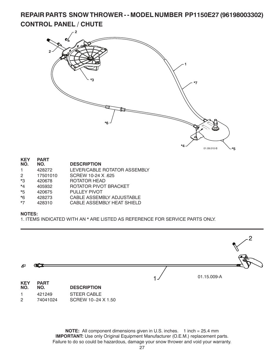 Poulan 436842 User Manual | Page 27 / 44