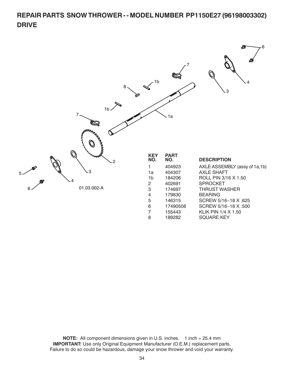 Poulan 436842 User Manual | Page 34 / 44