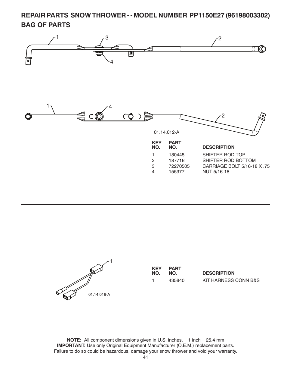 Poulan 436842 User Manual | Page 41 / 44