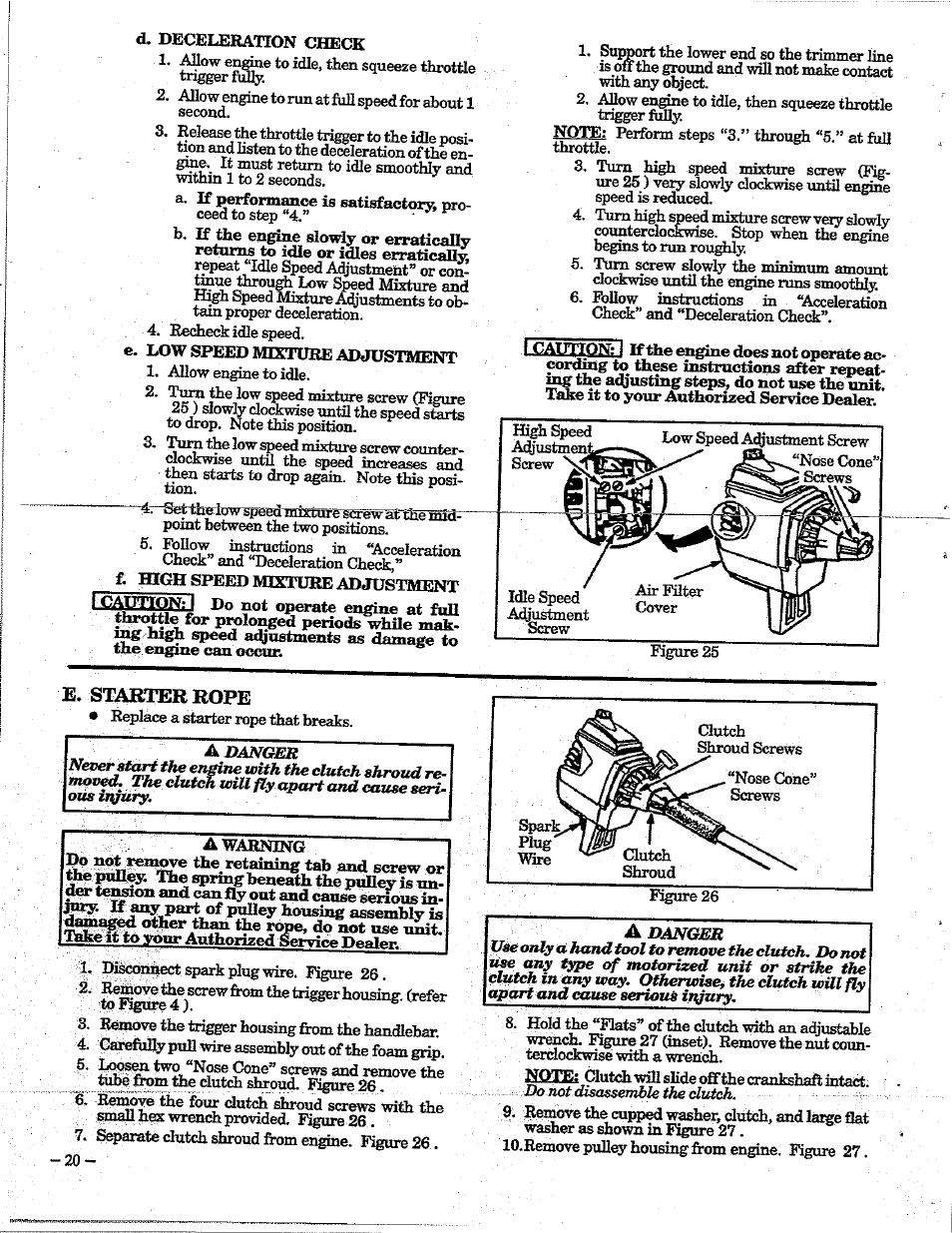 E, 8т!^штеккоре | Poulan 195 User Manual | Page 20 / 24