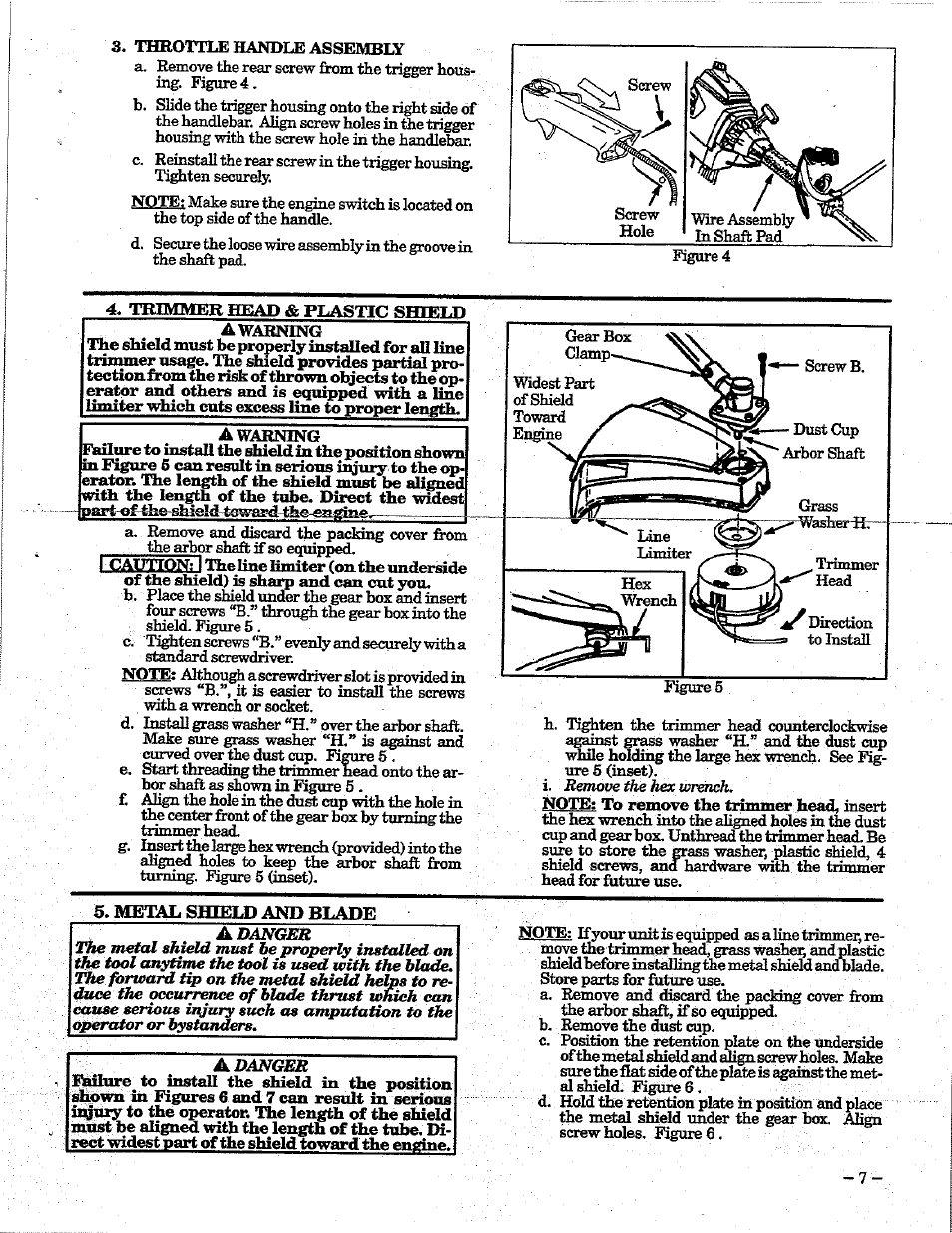 Poulan 195 User Manual | Page 7 / 24