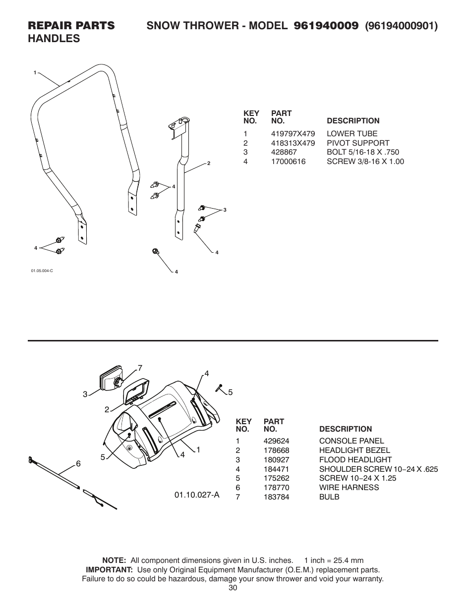 Poulan 429890 User Manual | Page 30 / 40