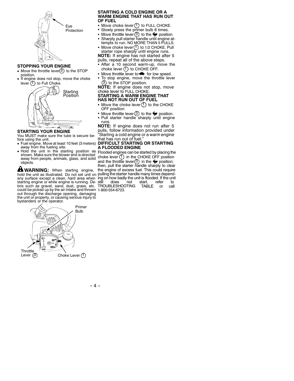 Poulan FL1500 User Manual | Page 4 / 6