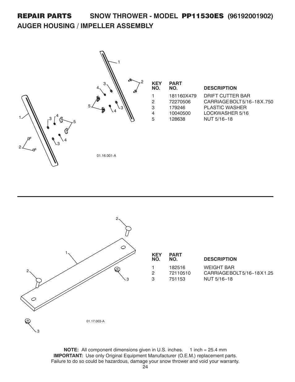 Poulan 420915 User Manual | Page 24 / 40
