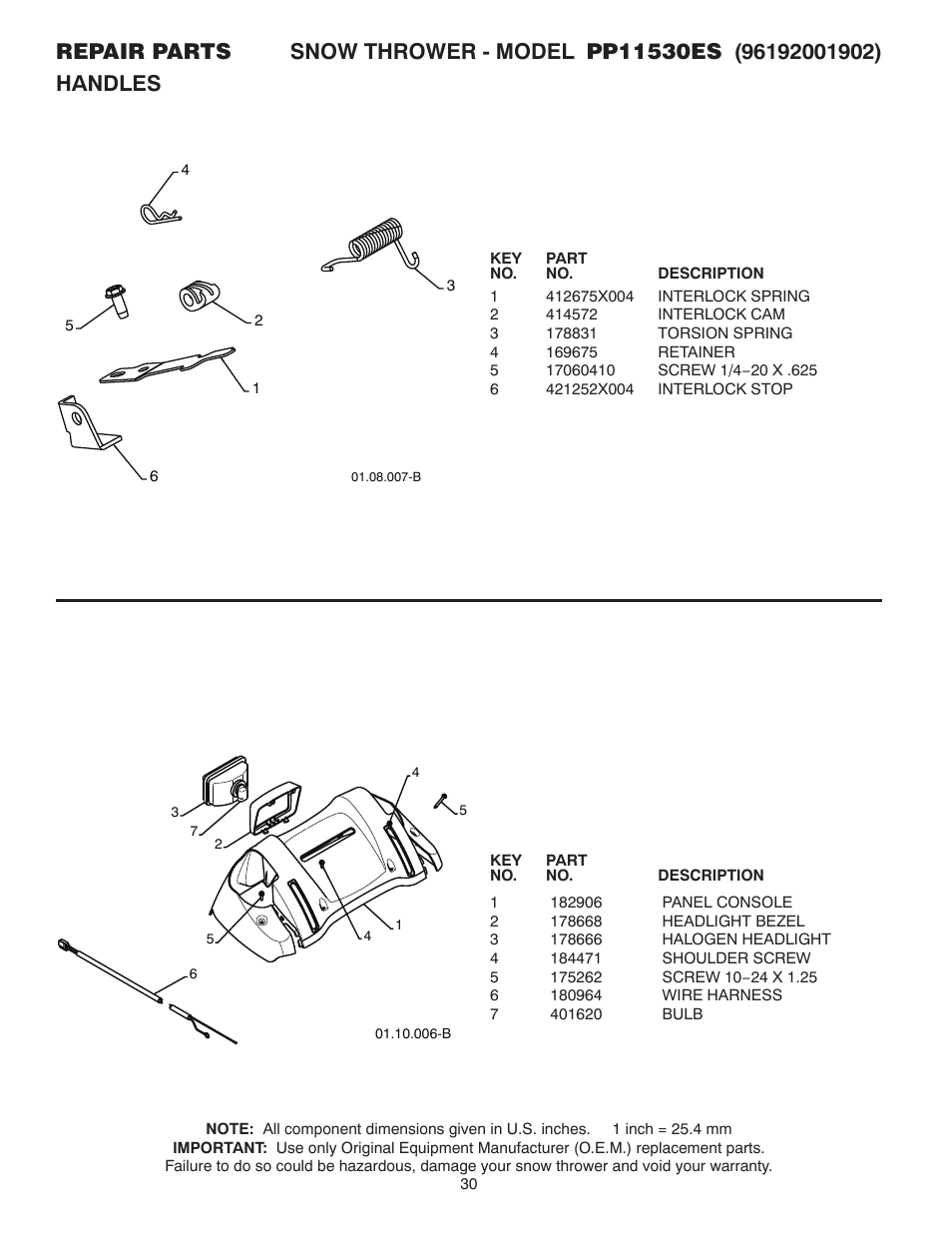 Poulan 420915 User Manual | Page 30 / 40