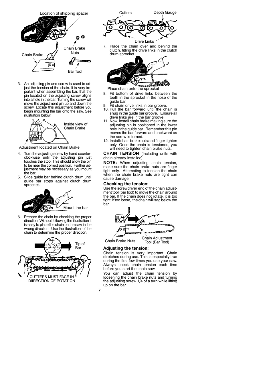 Poulan 115358026 User Manual | Page 7 / 20