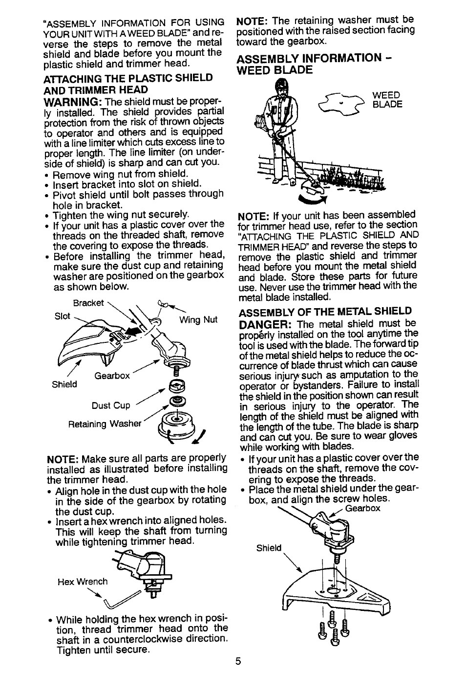 Poulan PT7000 User Manual | Page 5 / 12