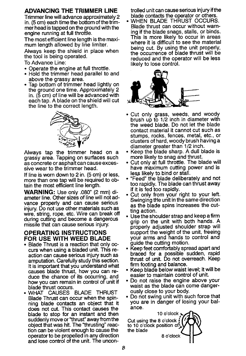 Poulan PT7000 User Manual | Page 8 / 12