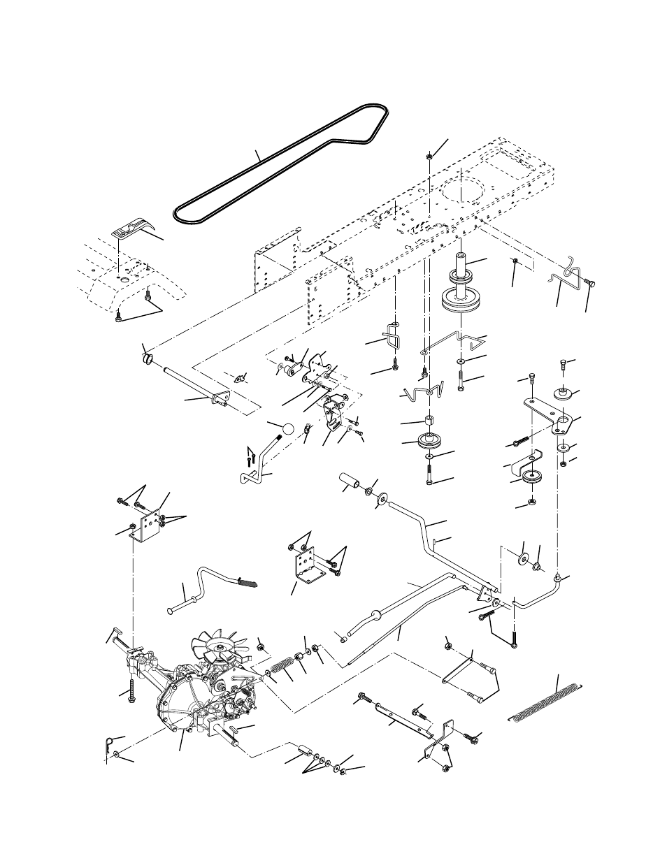 Repair parts, Tractor - - model number pr20h42stc, Drive | Poulan 178112 User Manual | Page 34 / 48