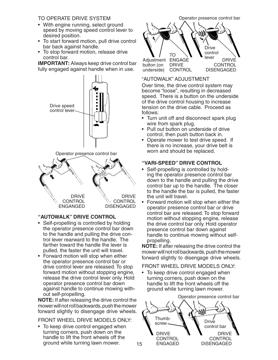 Poulan 172787 User Manual | Page 15 / 28