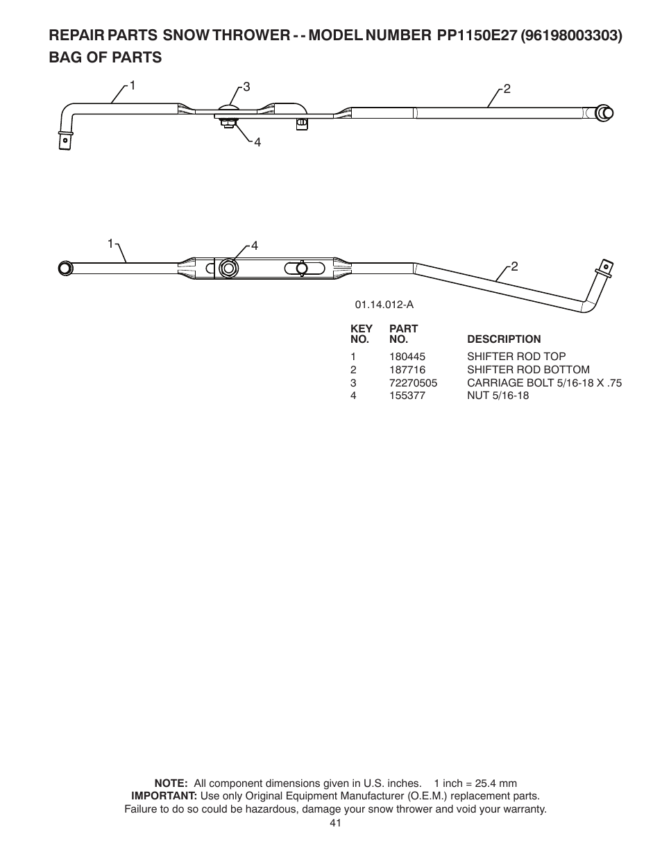 Poulan 437126 User Manual | Page 41 / 44