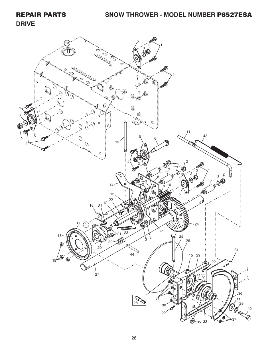 Poulan 185143 User Manual | Page 26 / 32