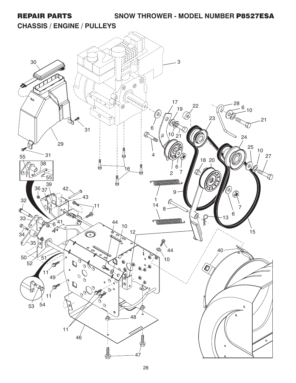 Poulan 185143 User Manual | Page 28 / 32