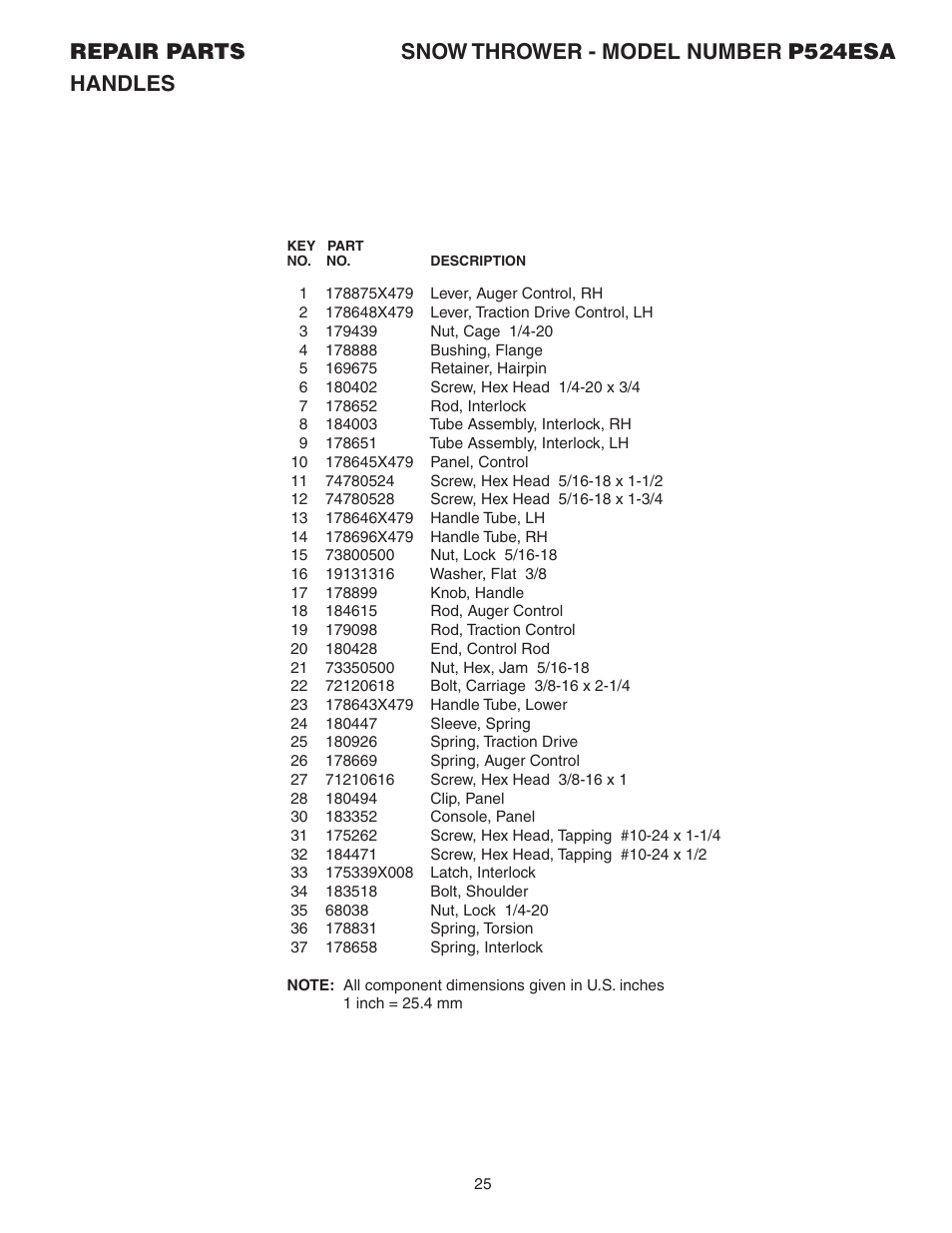 Poulan 185156 User Manual | Page 25 / 32