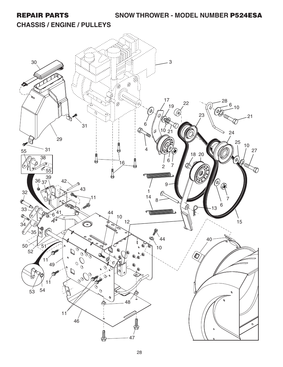 Poulan 185156 User Manual | Page 28 / 32