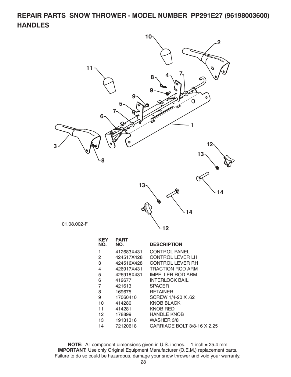Poulan 435564 User Manual | Page 28 / 40