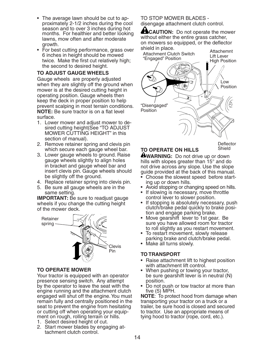 Poulan 191616 User Manual | Page 14 / 29