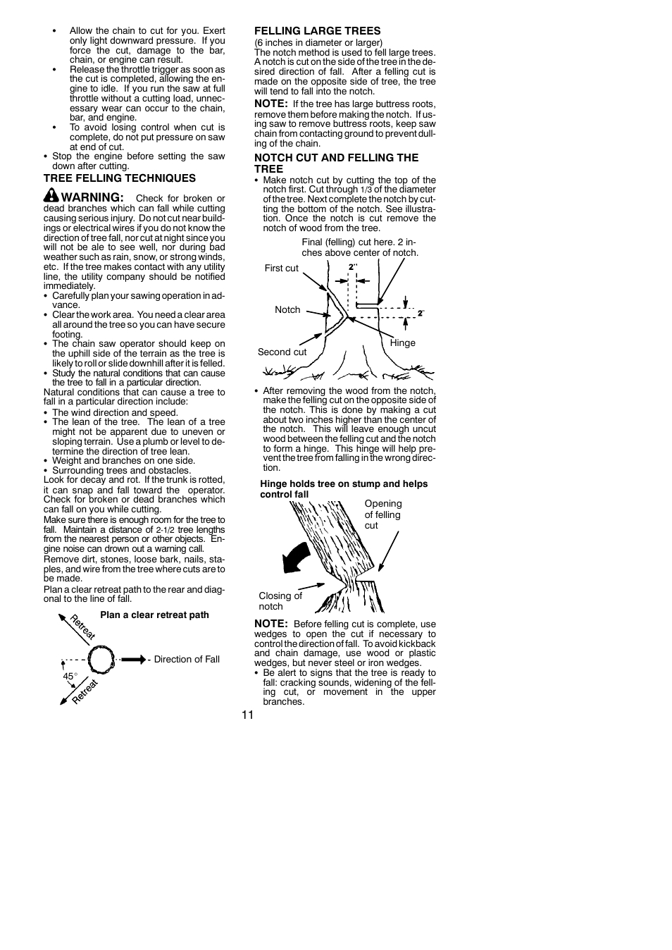 Warning | Poulan 545001484 User Manual | Page 11 / 18