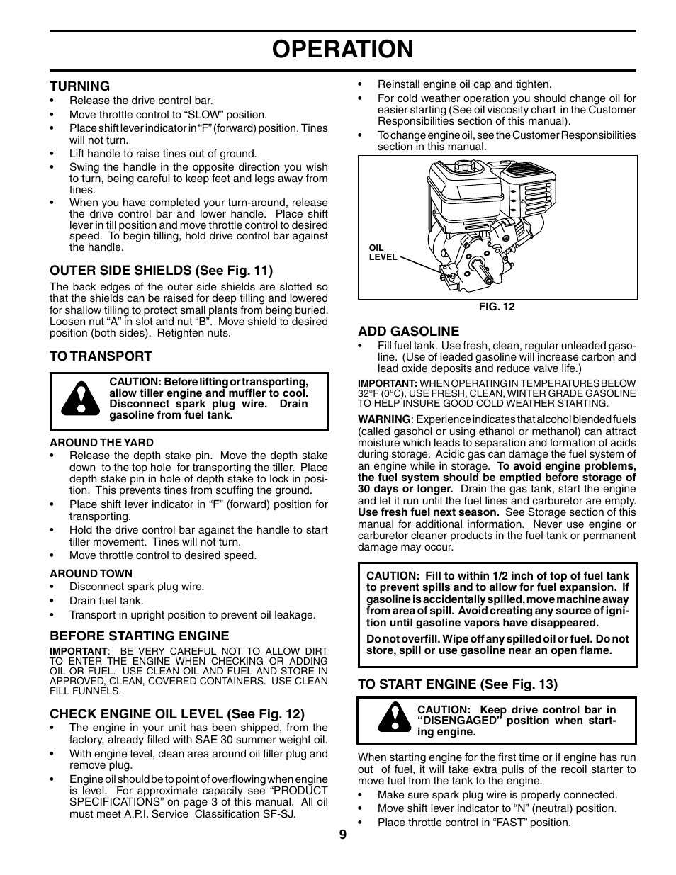 Operation | Poulan PRRT65B User Manual | Page 9 / 28