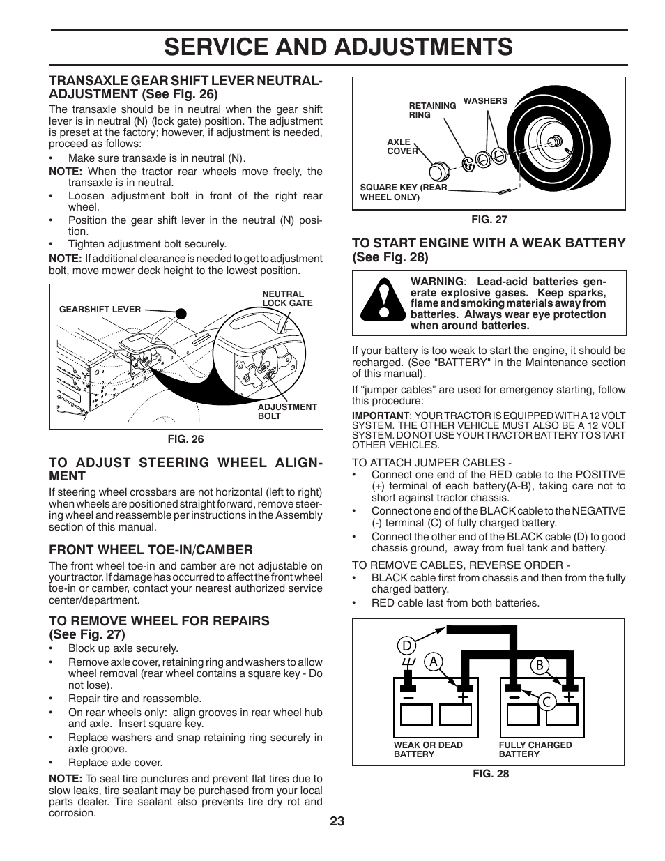 Service and adjustments | Poulan 411188 User Manual | Page 23 / 48