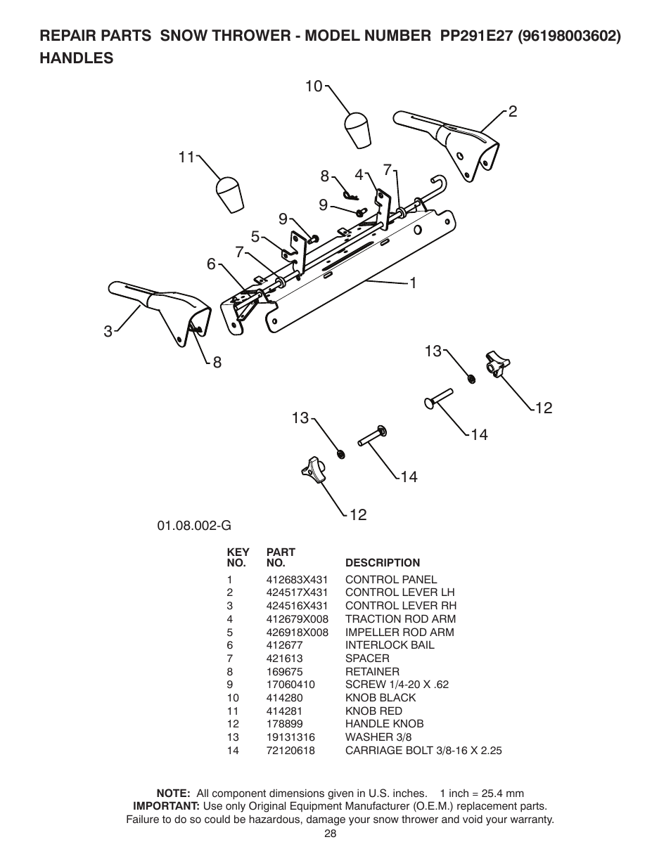 Poulan 437921 User Manual | Page 28 / 40