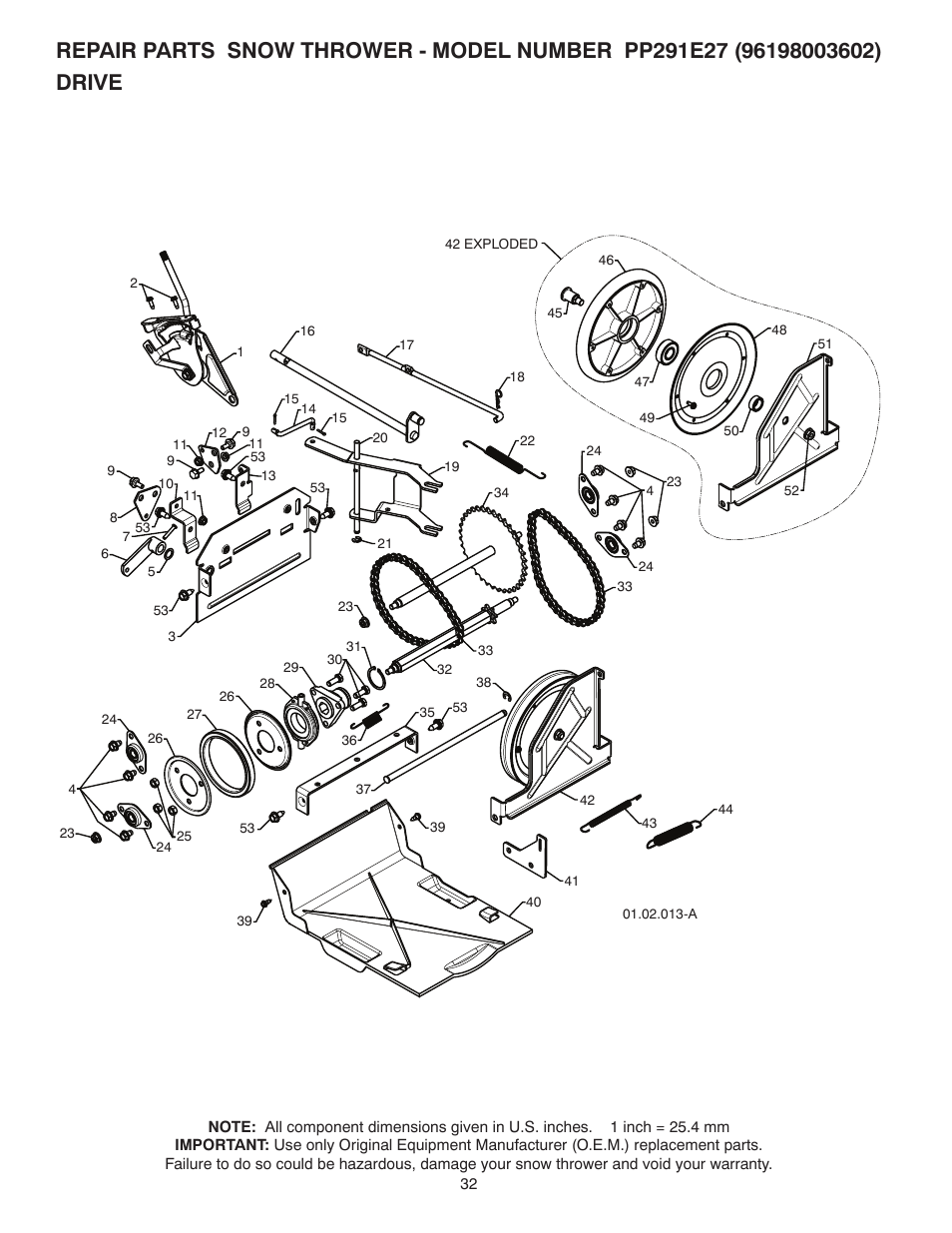 Poulan 437921 User Manual | Page 32 / 40