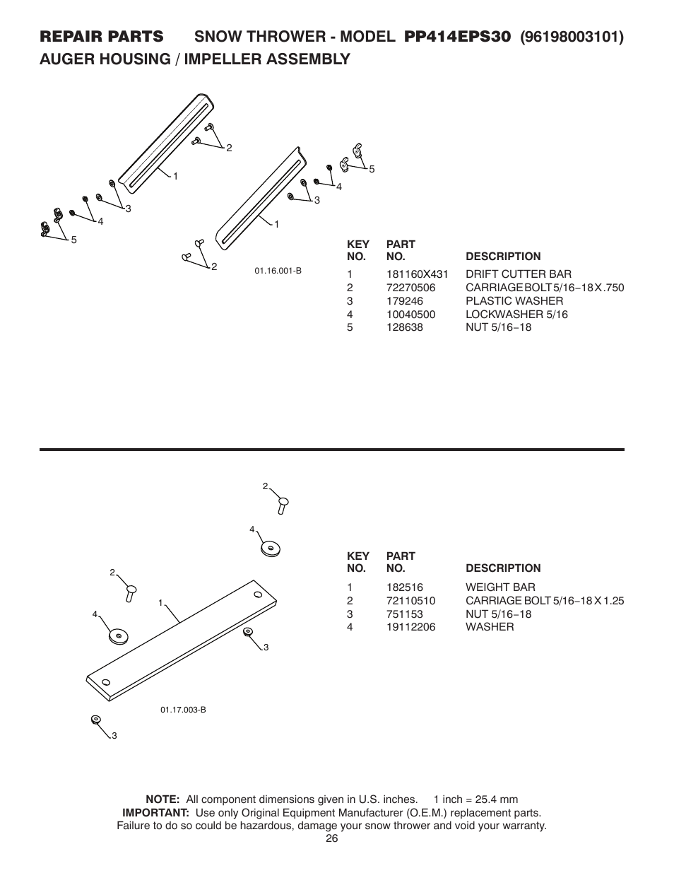 Poulan 435557 User Manual | Page 26 / 44