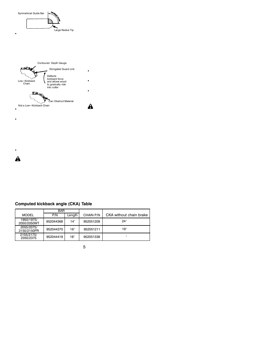 Poulan 2375 User Manual | Page 5 / 18