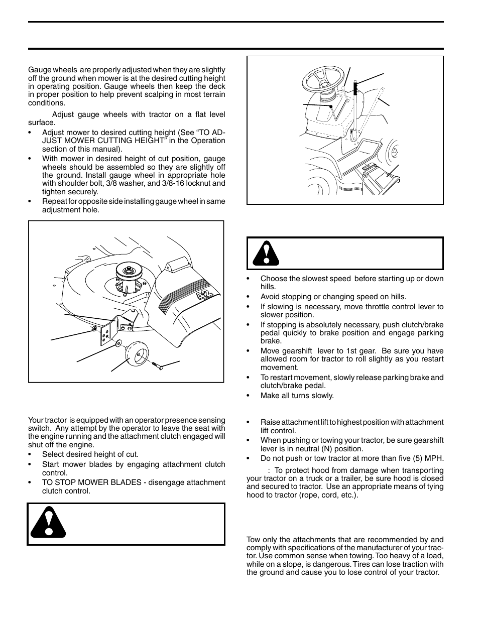 Operation | Poulan 279370 User Manual | Page 12 / 48