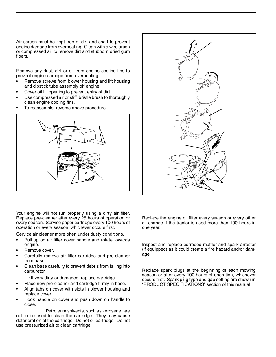 Maintenance | Poulan 279370 User Manual | Page 18 / 48