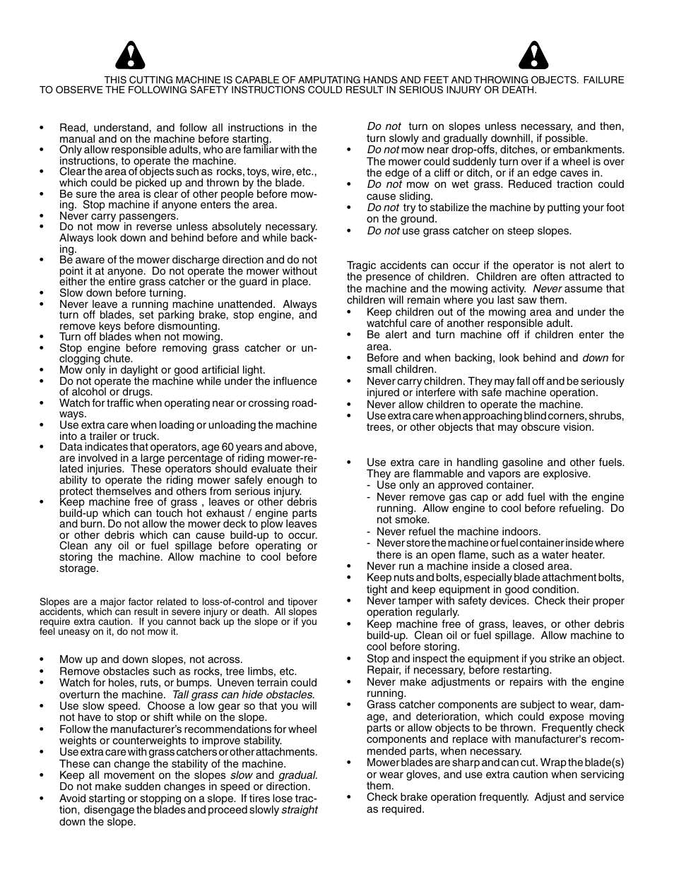 Safety rules | Poulan 279370 User Manual | Page 2 / 48