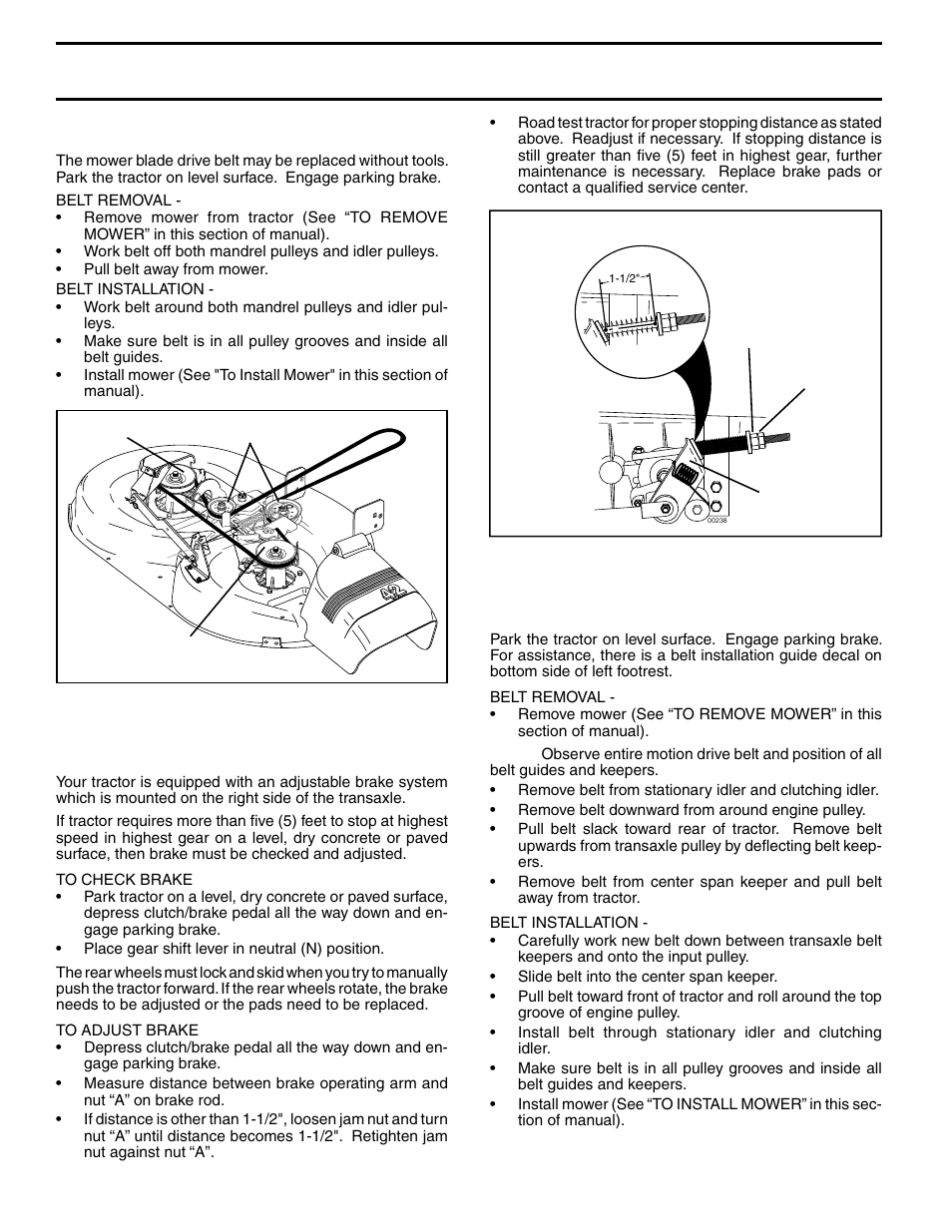Service and adjustments | Poulan 279370 User Manual | Page 22 / 48