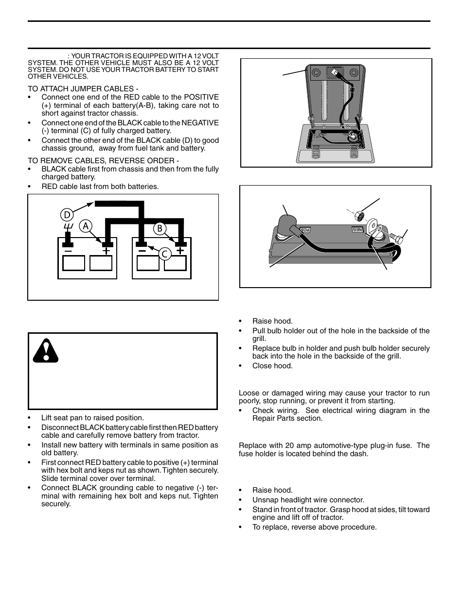 Service and adjustments | Poulan 279370 User Manual | Page 24 / 48