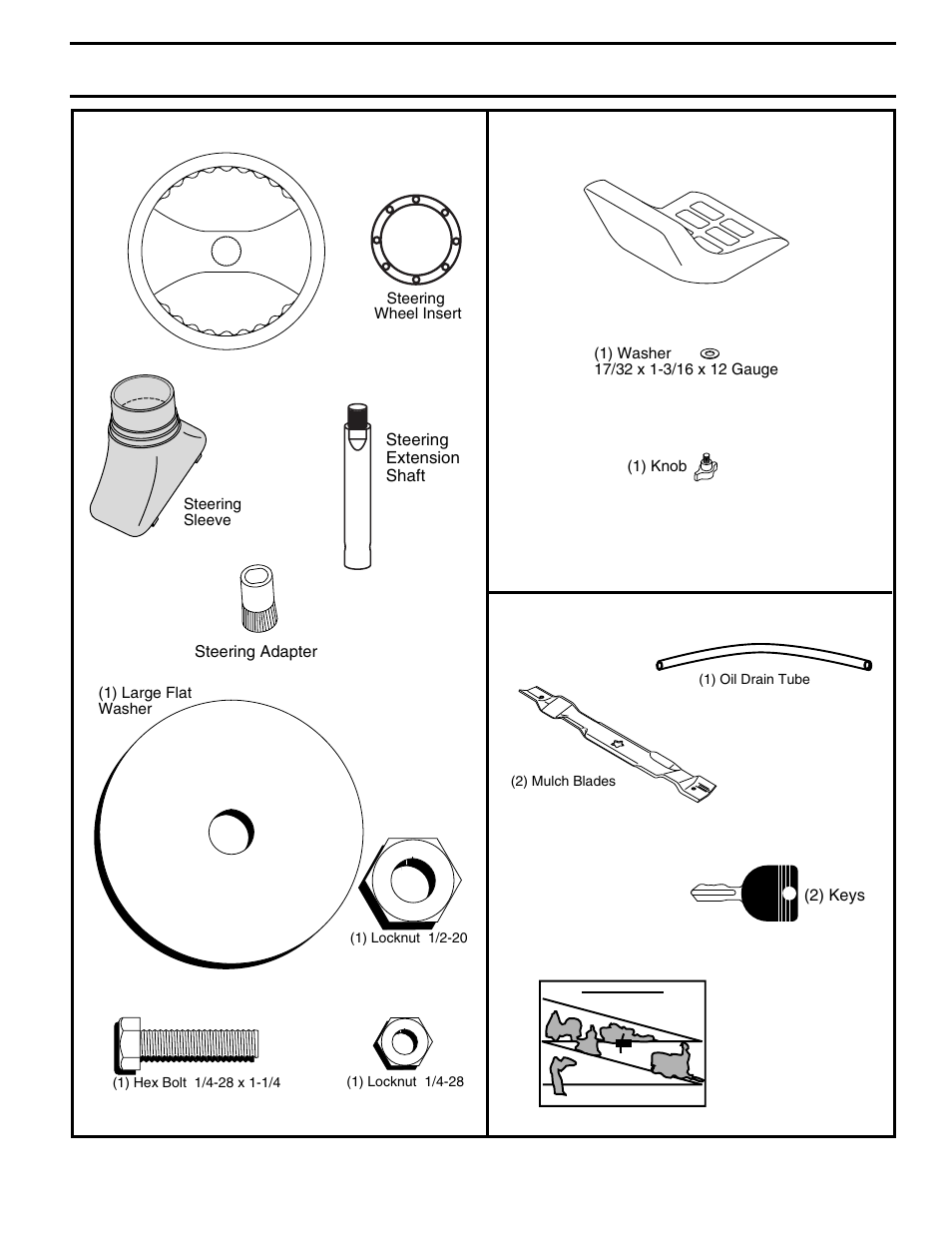 Unassembled parts | Poulan 279370 User Manual | Page 5 / 48
