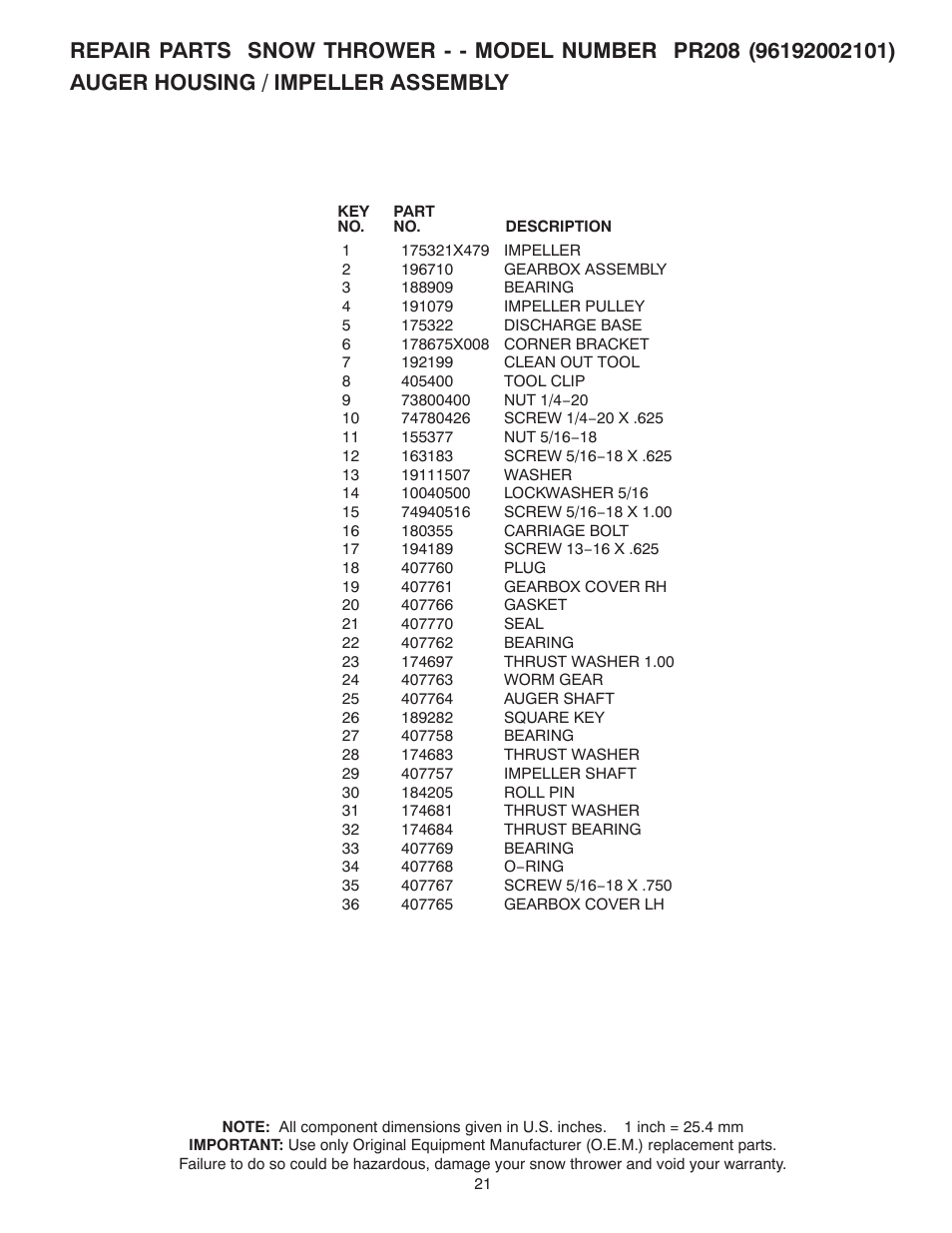 Poulan 421888 User Manual | Page 21 / 40
