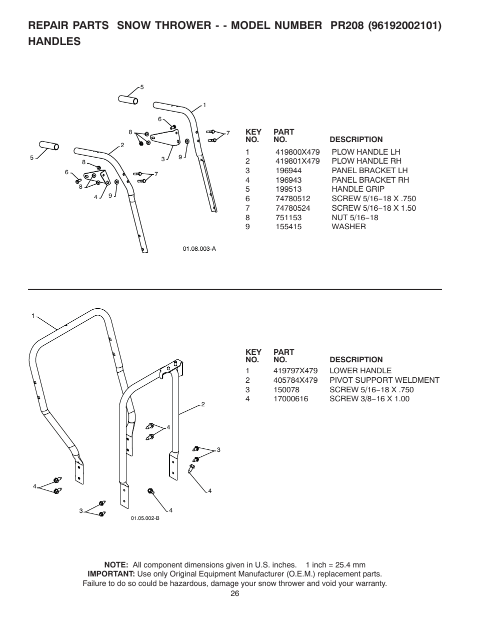 Poulan 421888 User Manual | Page 26 / 40