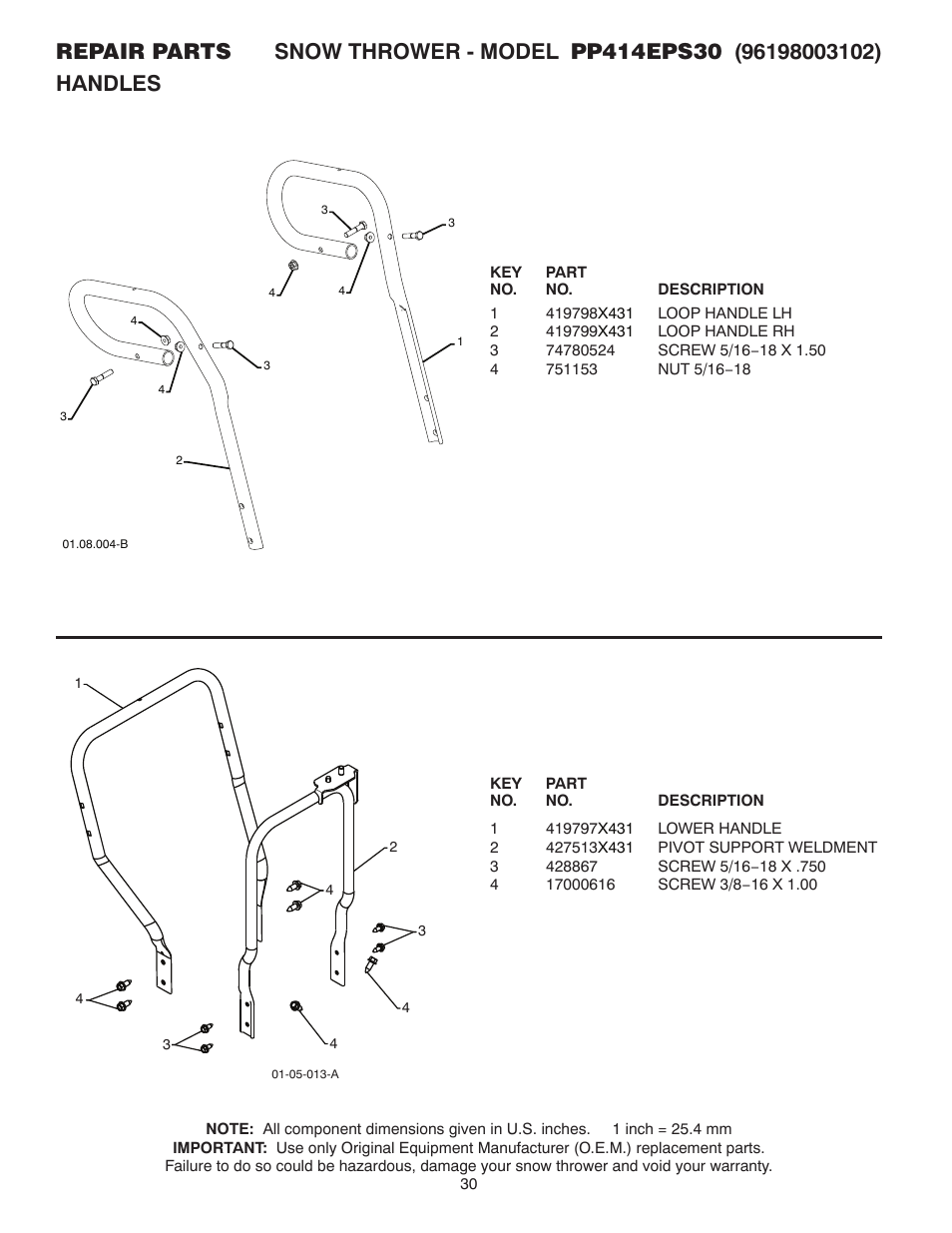 Poulan 437953 User Manual | Page 30 / 44