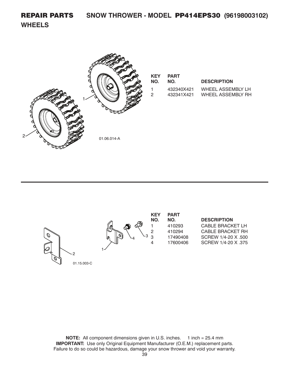 Poulan 437953 User Manual | Page 39 / 44