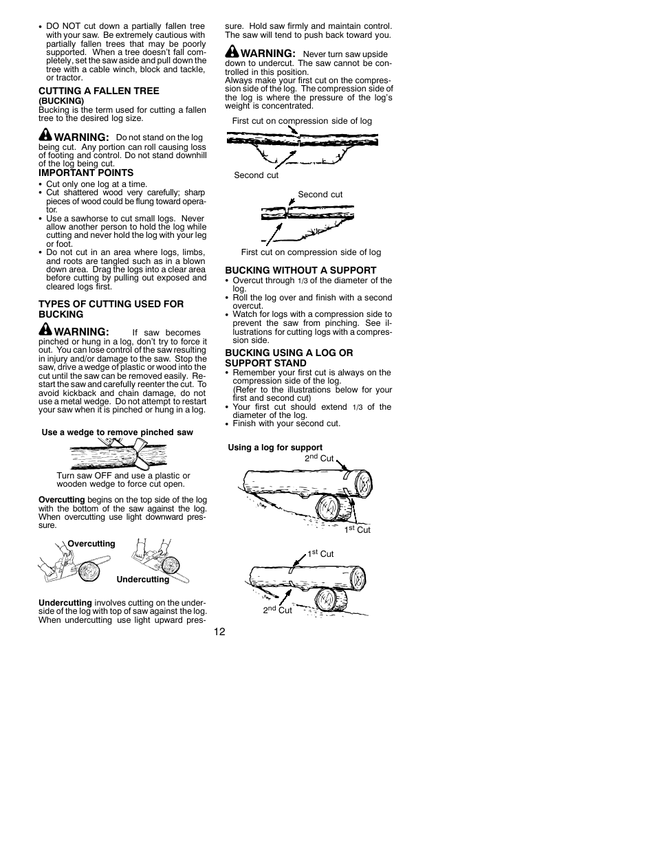 Poulan 530163152 User Manual | Page 12 / 18