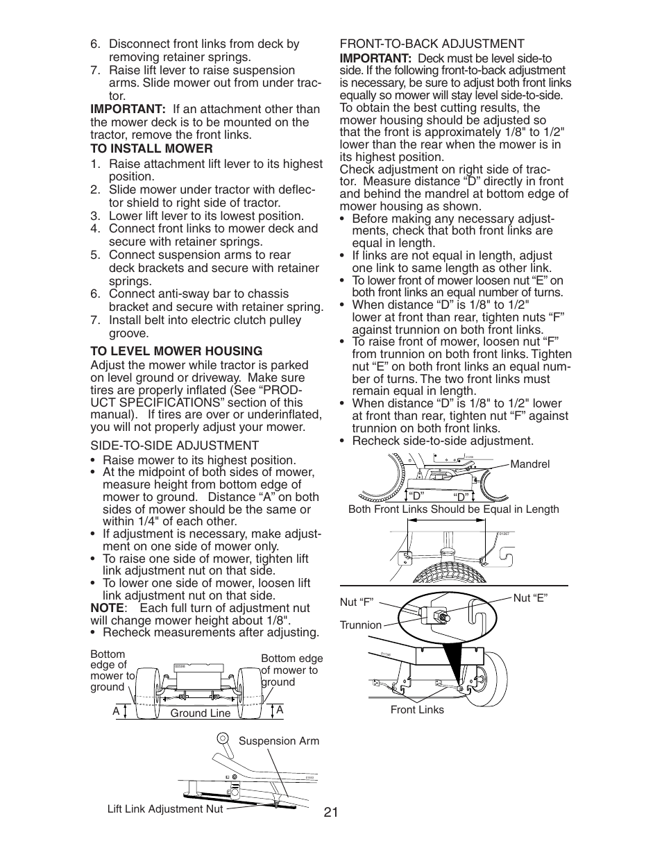 Poulan 192337 User Manual | Page 21 / 29