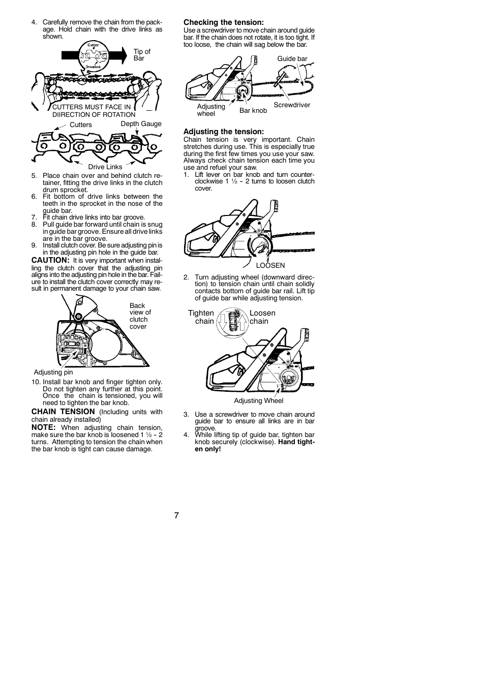 Poulan 545123817 User Manual | Page 7 / 19