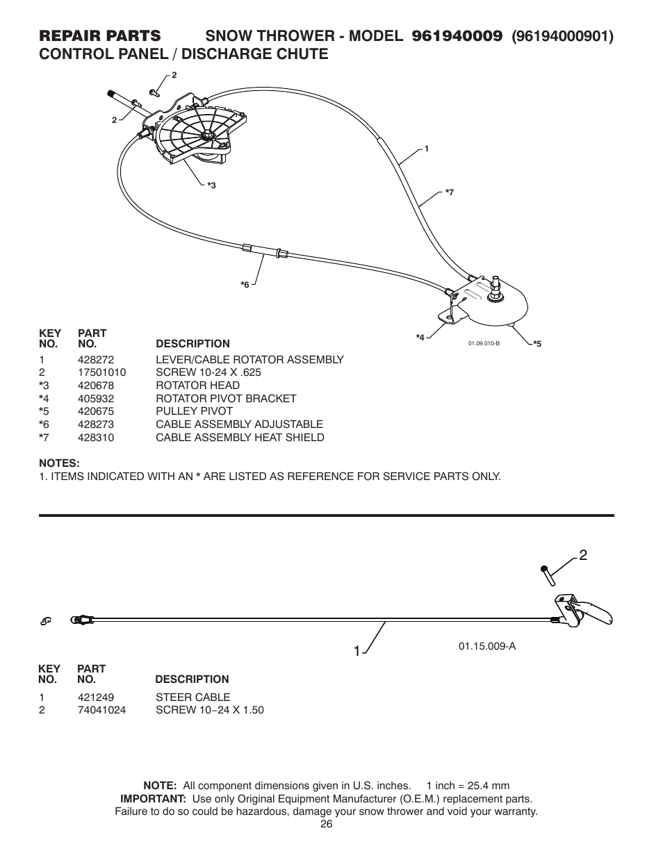 Poulan 96194000901 User Manual | Page 26 / 40