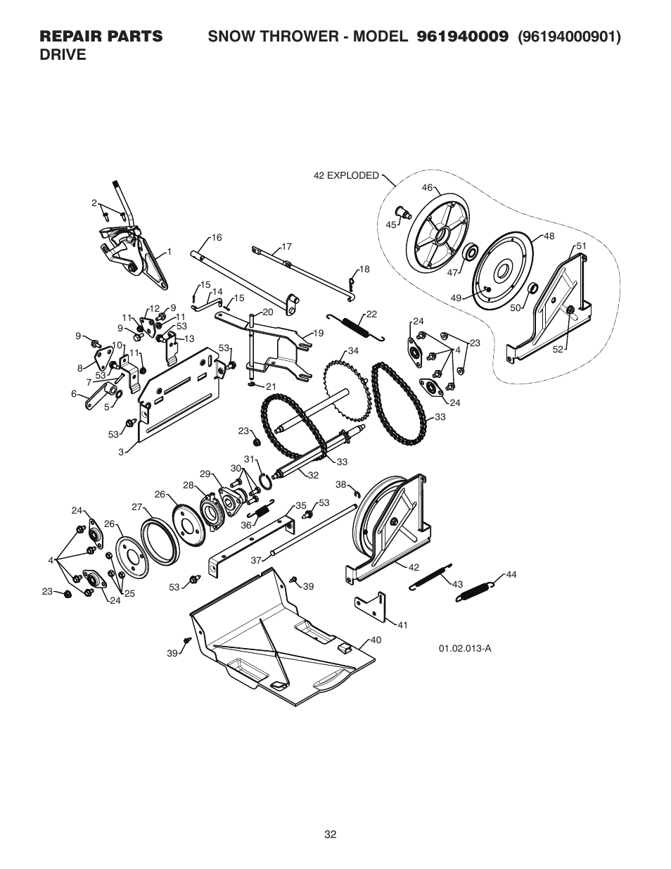 Poulan 96194000901 User Manual | Page 32 / 40